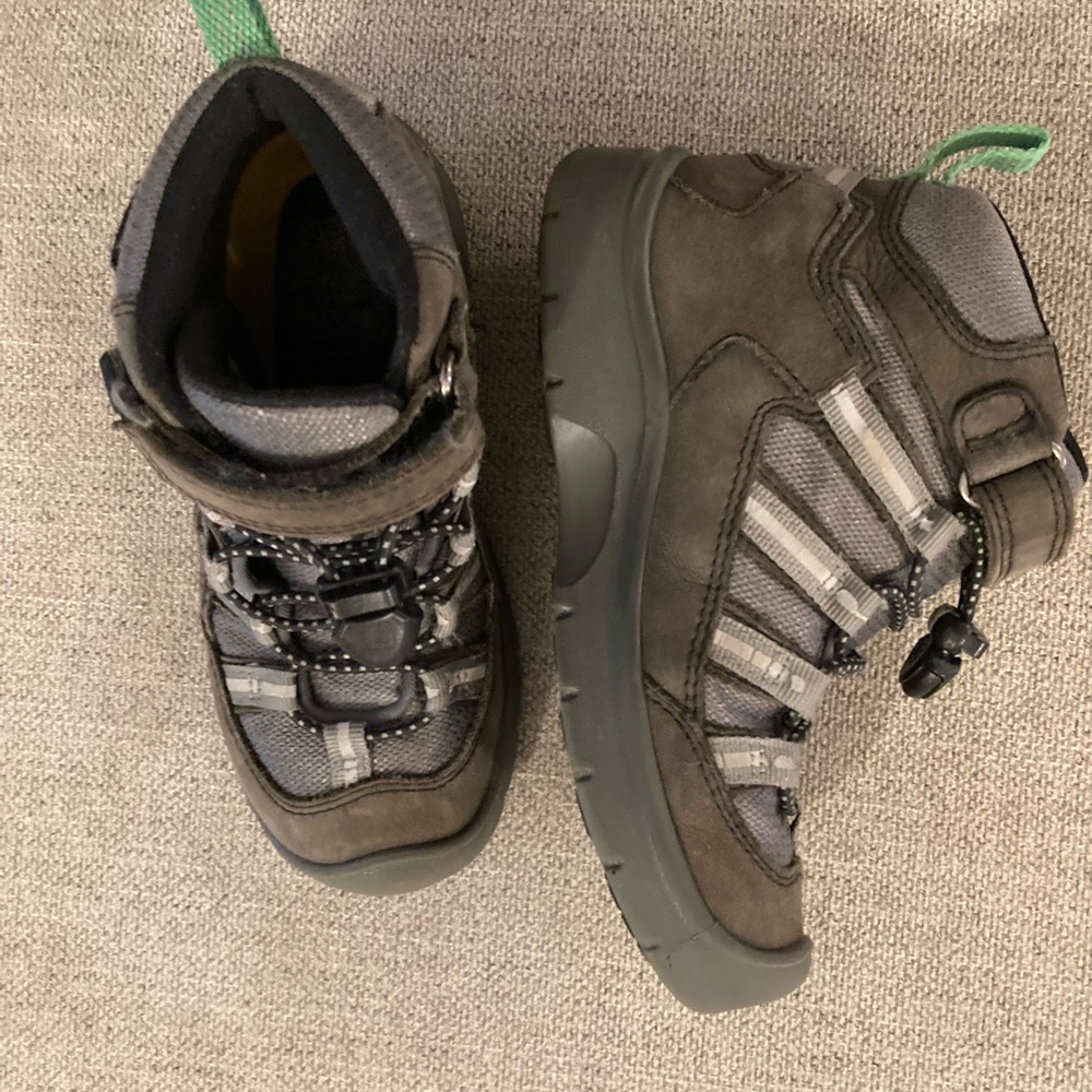 kids Merrell gray hiking boots